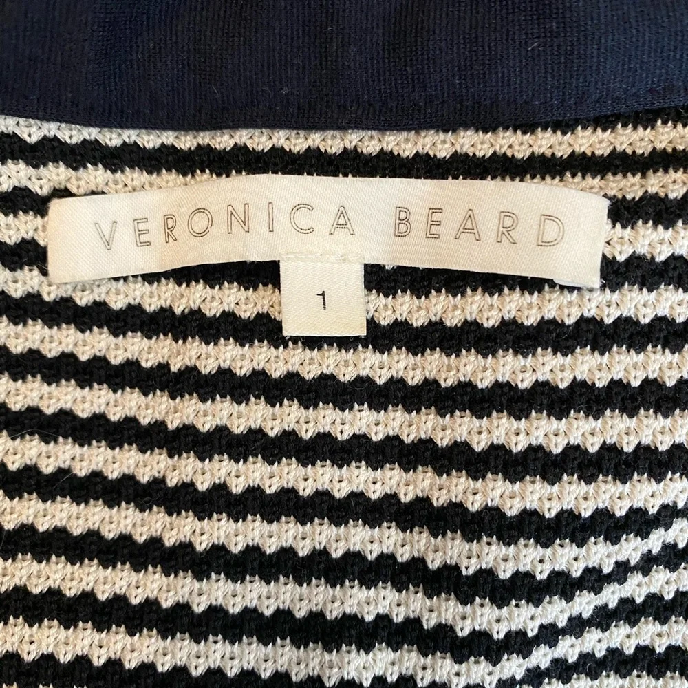 Veronica Beard Striped Button Down Bodycon Dress - Picture 4 of 4